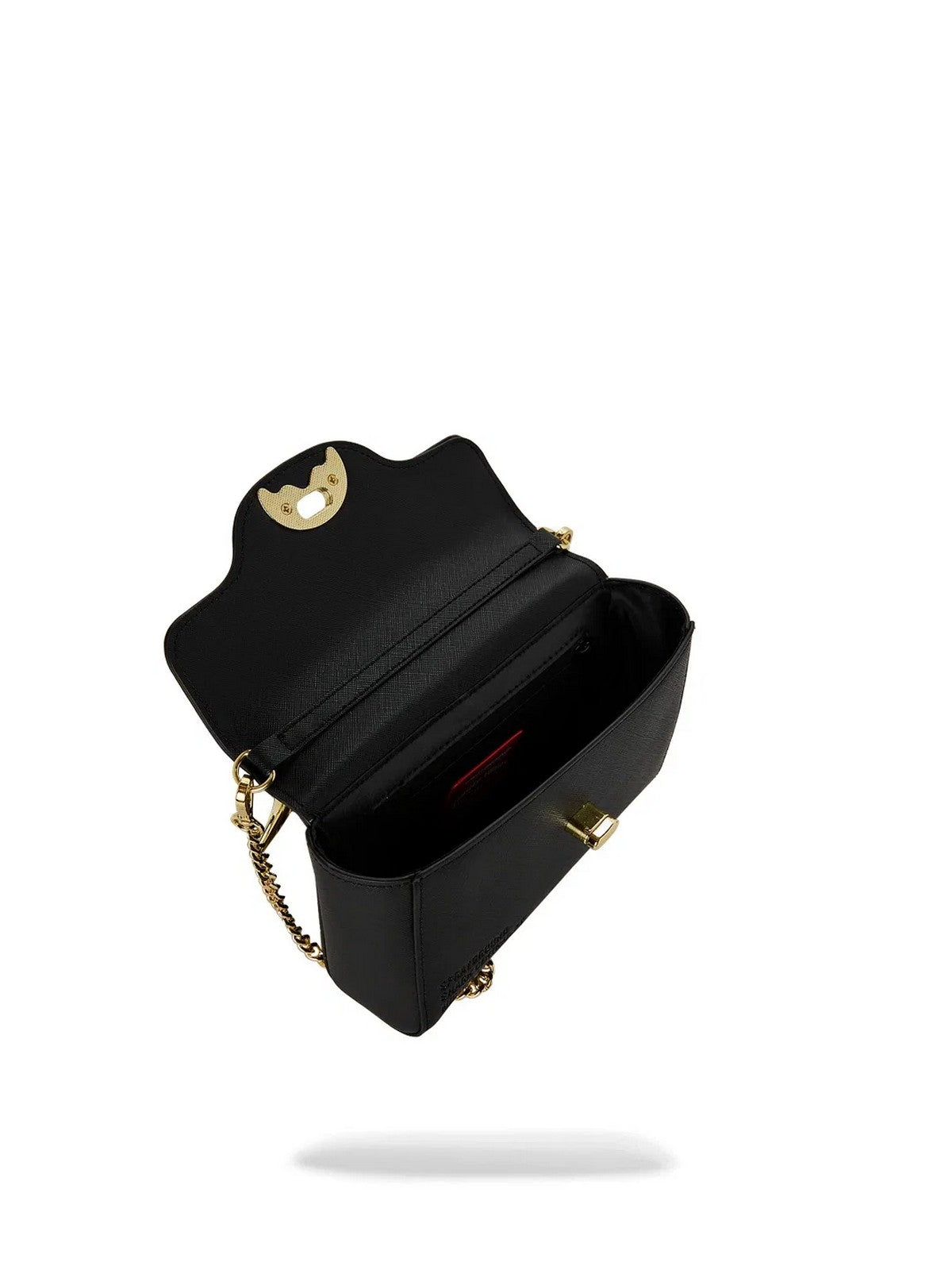 SPRAYGROUND Borsa Donna BLACKED OUT EMBOSSED GOLD SHARK HANDBAG - 910B9620NSZ gioboutiqueweb