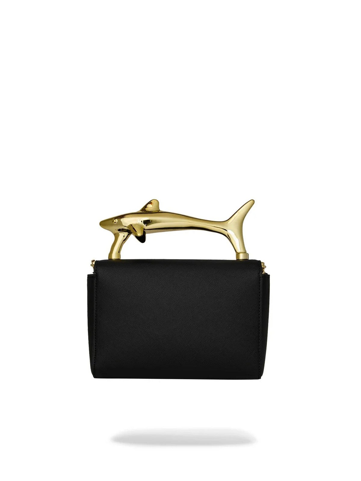 SPRAYGROUND Borsa Donna BLACKED OUT EMBOSSED GOLD SHARK HANDBAG - 910B9620NSZ gioboutiqueweb