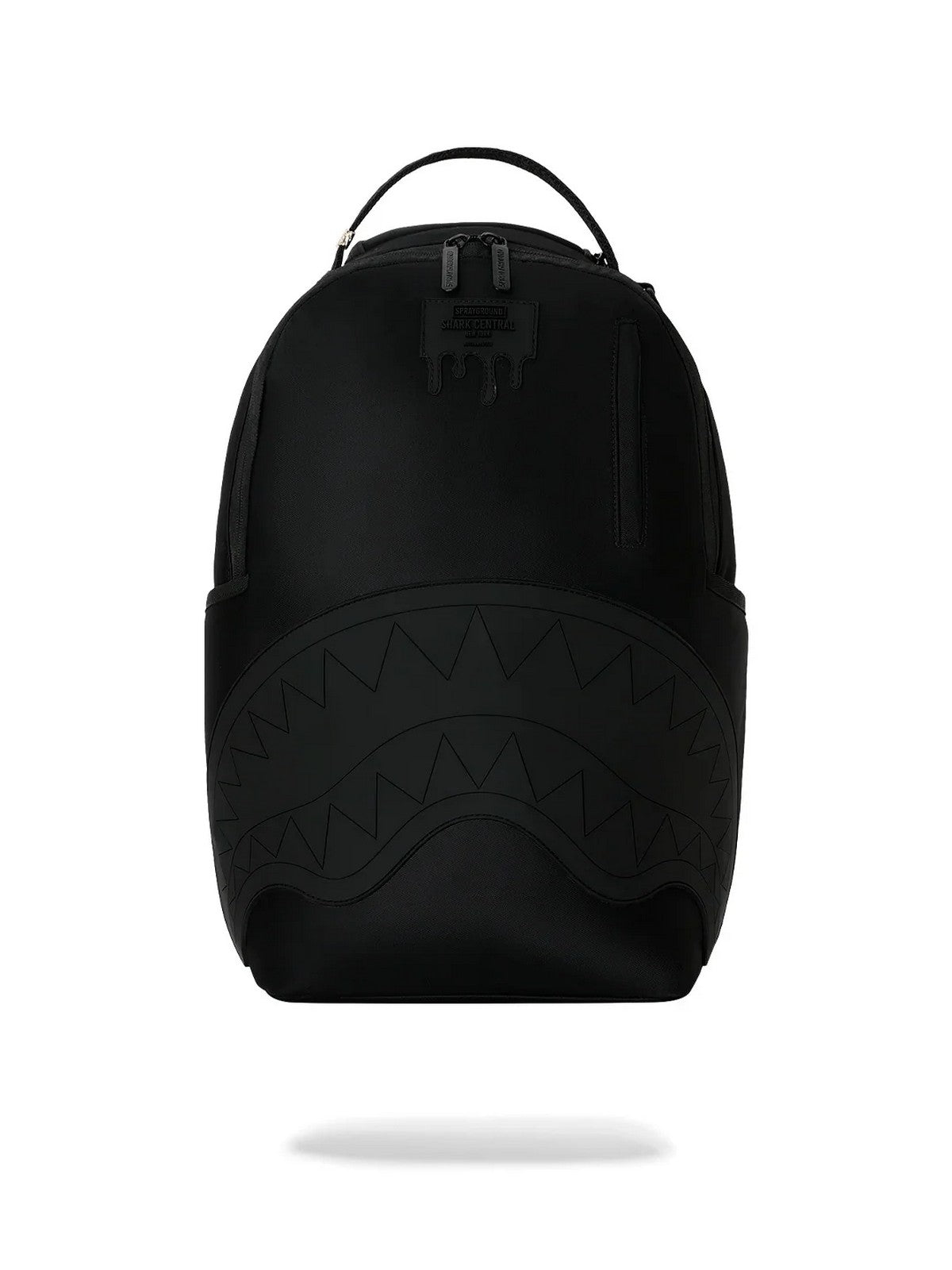 SPRAYGROUND Zaino Unisex adulto SHARK CENTRAL BLACKED OUT EMBOSSED NYLON BACKPACK - 910B9635NSZ