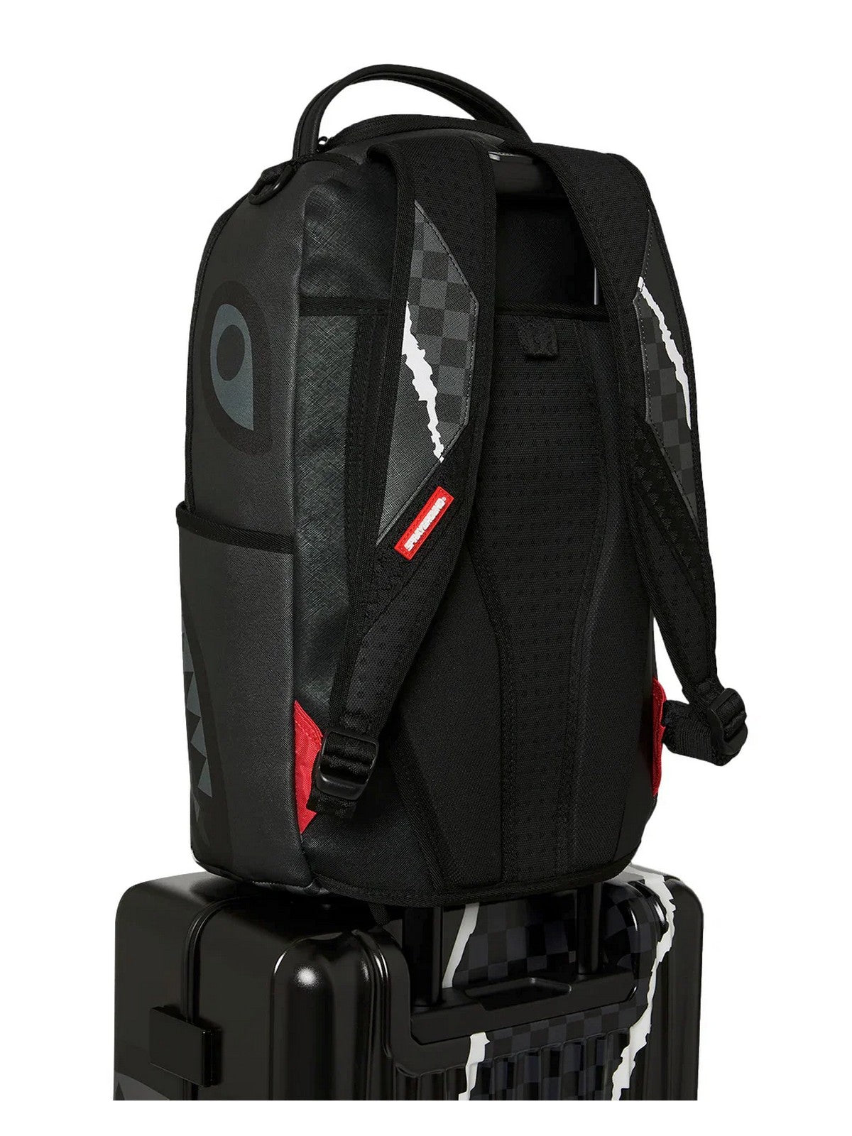 SPRAYGROUND Trolley Unisex adulto CENTER RIP REVEALING GRAY CHECK CARRY-ON LUGGAGE - 910CL323NSZ gioboutiqueweb