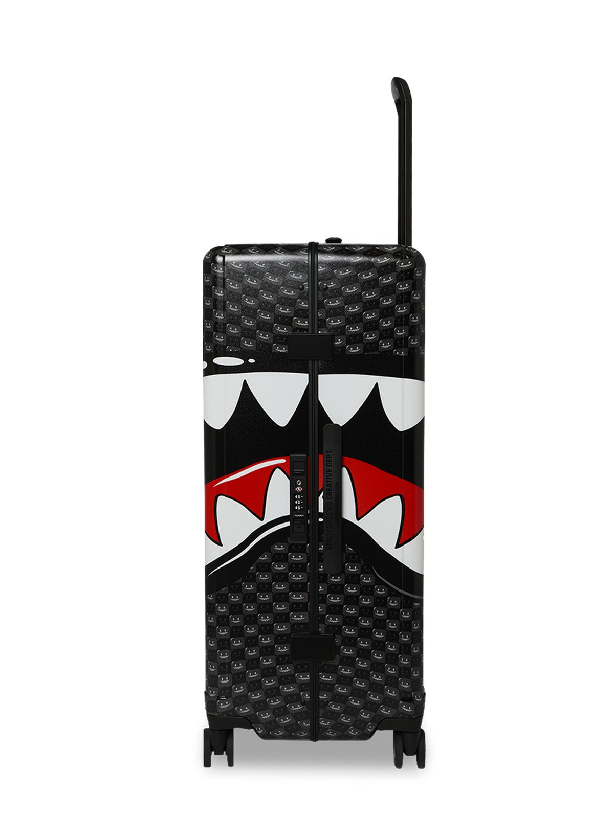SPRAYGROUND Trolley Unisex adulto SHARKS IN PARIS WTF BUBBLY BLACK CHECK FULL-SIZE LUGGAGE - 910CL329NSZ