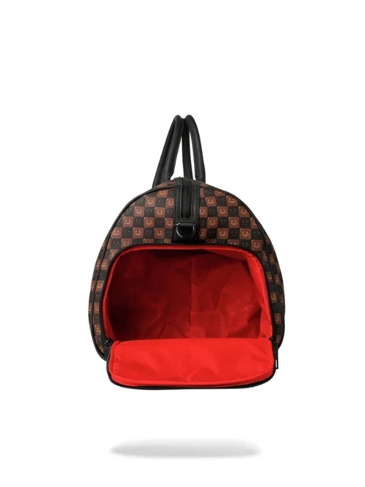SPRAYGROUND Borsone Unisex adulto SHARKS IN PARIS WTF BUBBLE BROWN CHECK DUFFLE - 910D9306NSZ