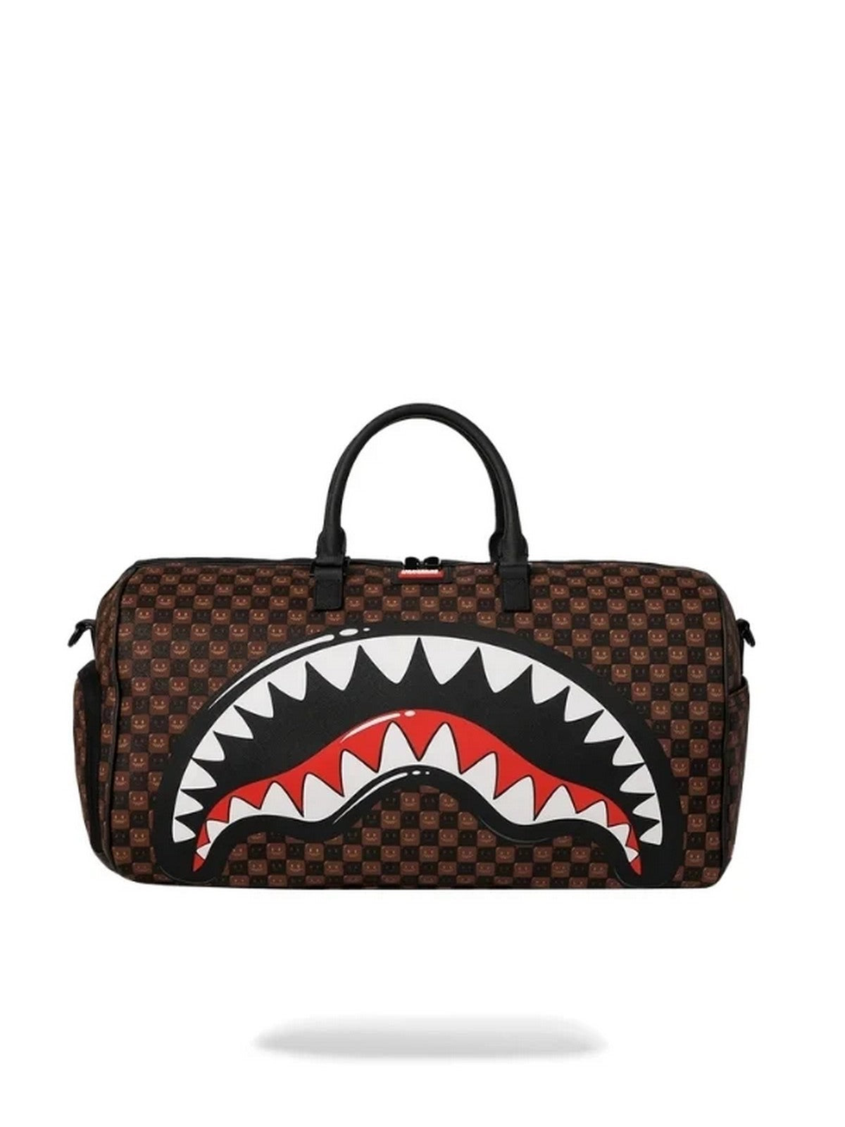 SPRAYGROUND Borsone Unisex adulto SHARKS IN PARIS WTF BUBBLE BROWN CHECK DUFFLE - 910D9306NSZ