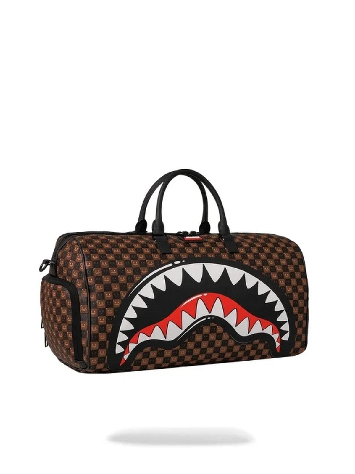 SPRAYGROUND Borsone Unisex adulto SHARKS IN PARIS WTF BUBBLE BROWN CHECK DUFFLE - 910D9306NSZ