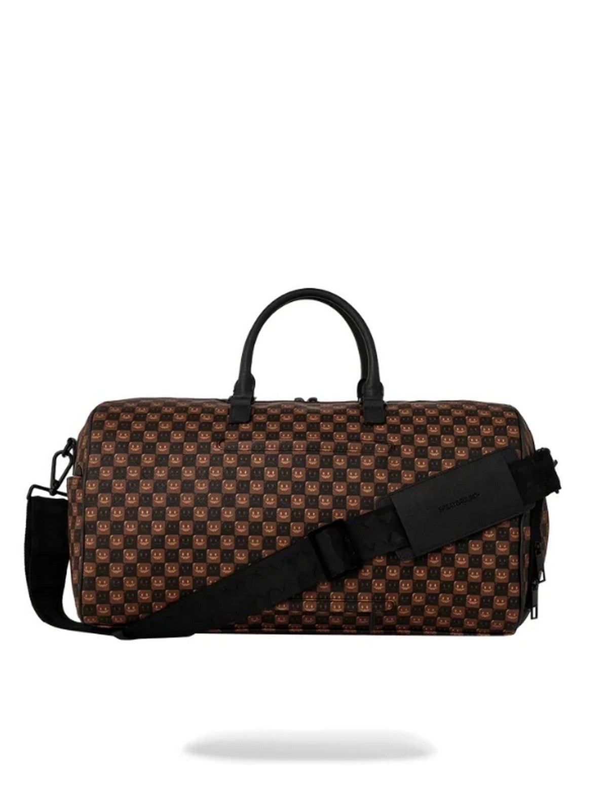 SPRAYGROUND Borsone Unisex adulto SHARKS IN PARIS WTF BUBBLE BROWN CHECK DUFFLE - 910D9306NSZ
