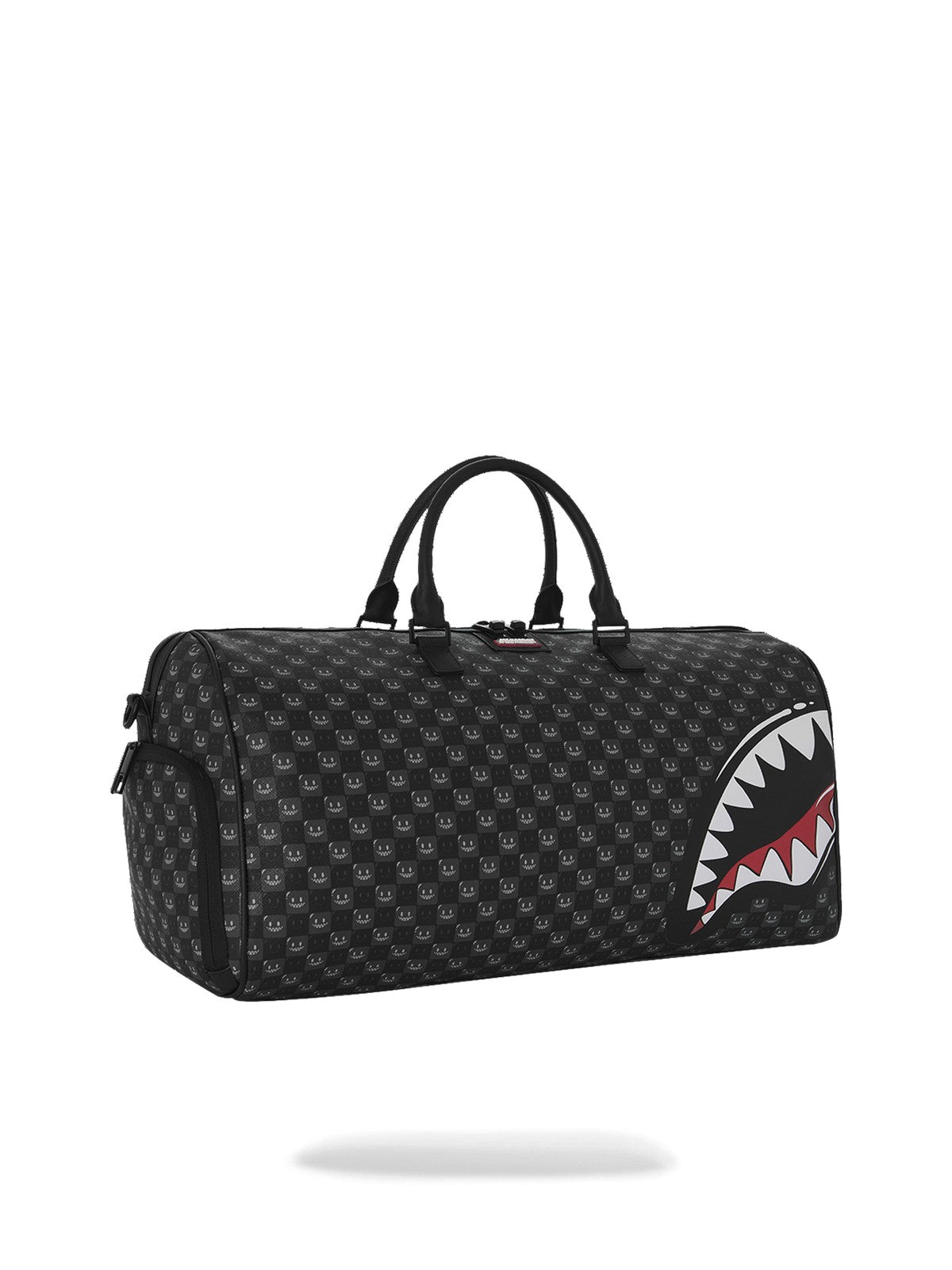 SPRAYGROUND Borsone Unisex adulto SHARKS IN PARIS WTF BUBBLY BLACK CHECK DUFFLE - 910D9312NSZ