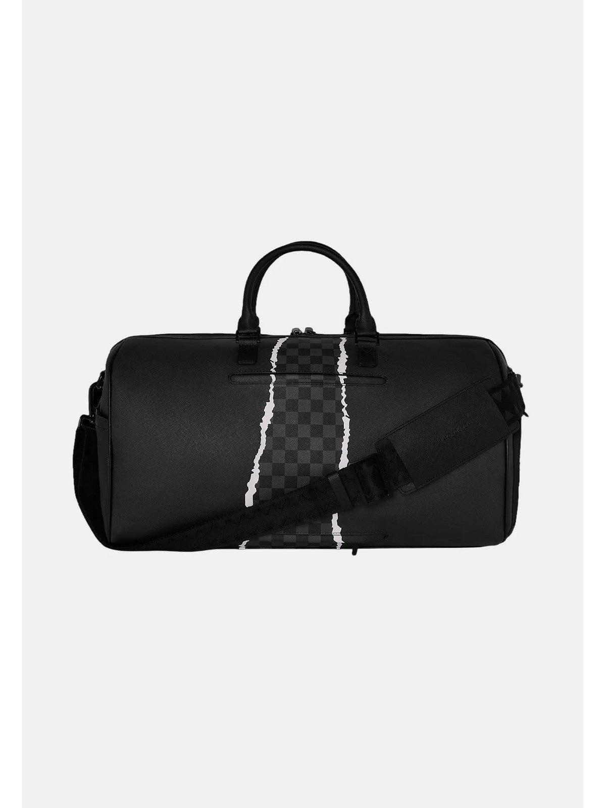 SPRAYGROUND Borsa Unisex adulto CENTER RIP REVEALING GRAY CHECK MINI DUFFLE - 910D9348NSZ