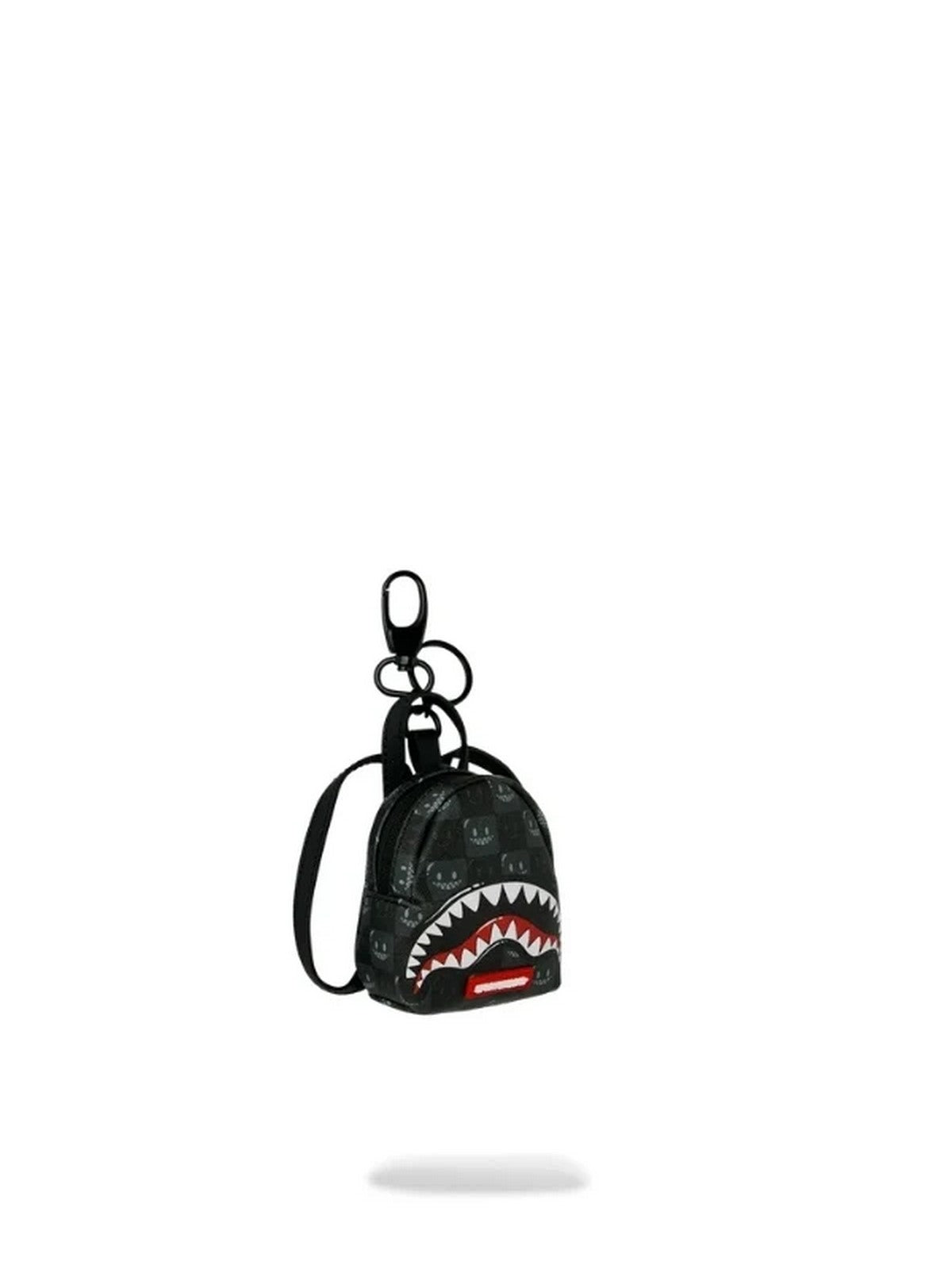 SPRAYGROUND Portachiave Unisex adulto SHARKS IN PARIS WTF BUBBLY BLACK CHECK BACKPACK KEYCHAIN - 910K9317NSZ