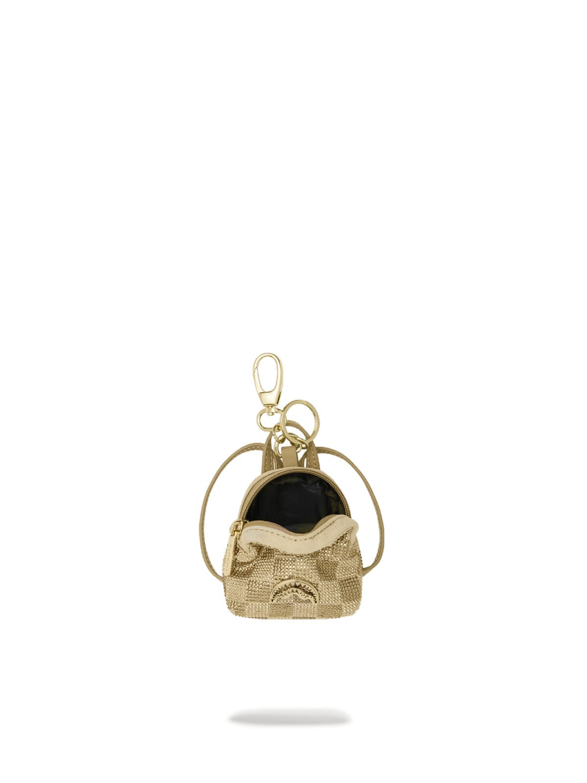 SPRAYGROUND Portachiave Unisex adulto 2 TONE GOLD TRINITY BACKPACK KEYCHAIN - 910K9483NSZ gioboutiqueweb