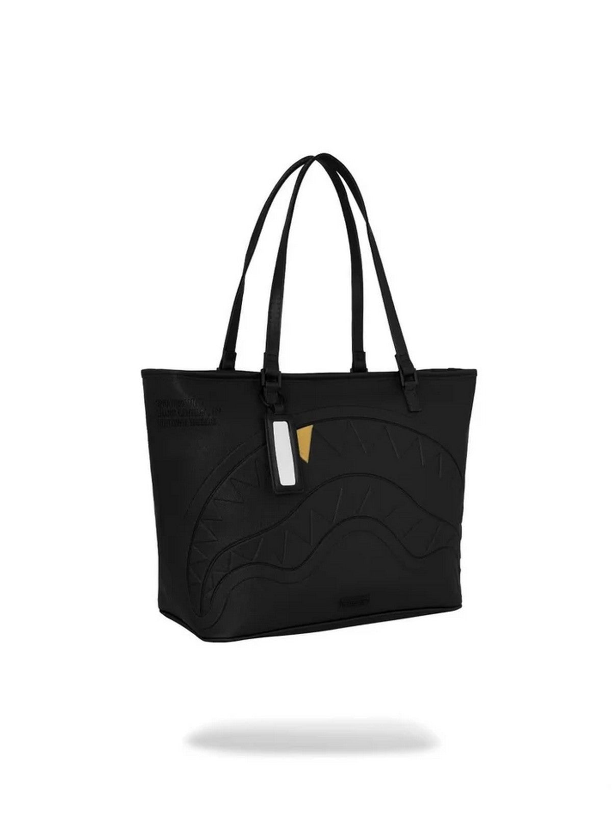 SPRAYGROUND Borsa Donna BLACKED OUT EMBOSSED GOLD TOOTH TOTE - 910T9329NSZ