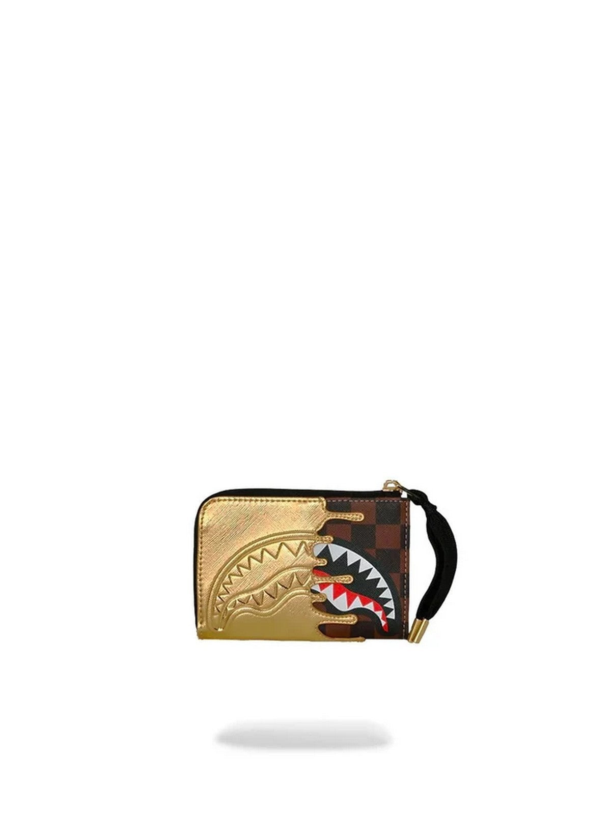 SPRAYGROUND Portafoglio Unisex adulto SHARKS IN PARIS GOLD DRIP WALLET - 910W9341NSZ