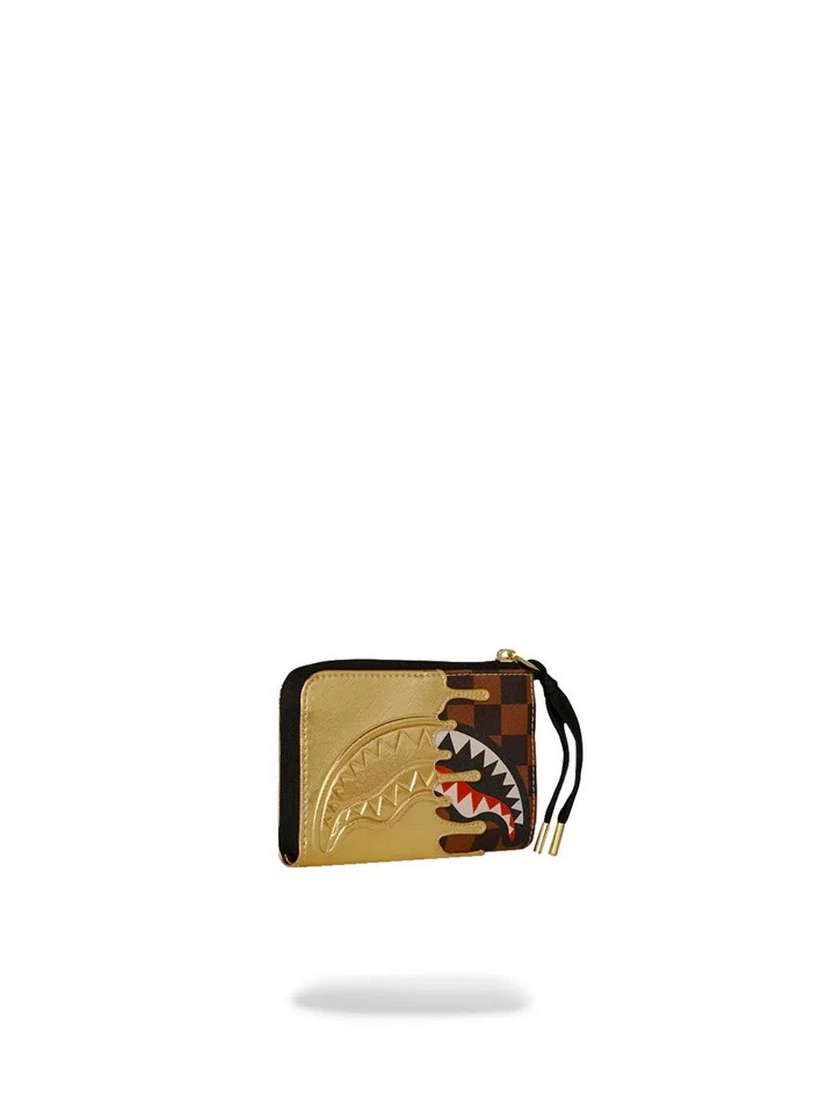 SPRAYGROUND Portafoglio Unisex adulto SHARKS IN PARIS GOLD DRIP WALLET - 910W9341NSZ