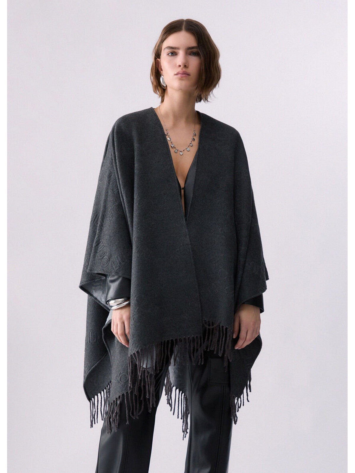 LIU JO SOFT Mantella Donna Antracite - 2F6042T2751 09012 gioboutiqueweb