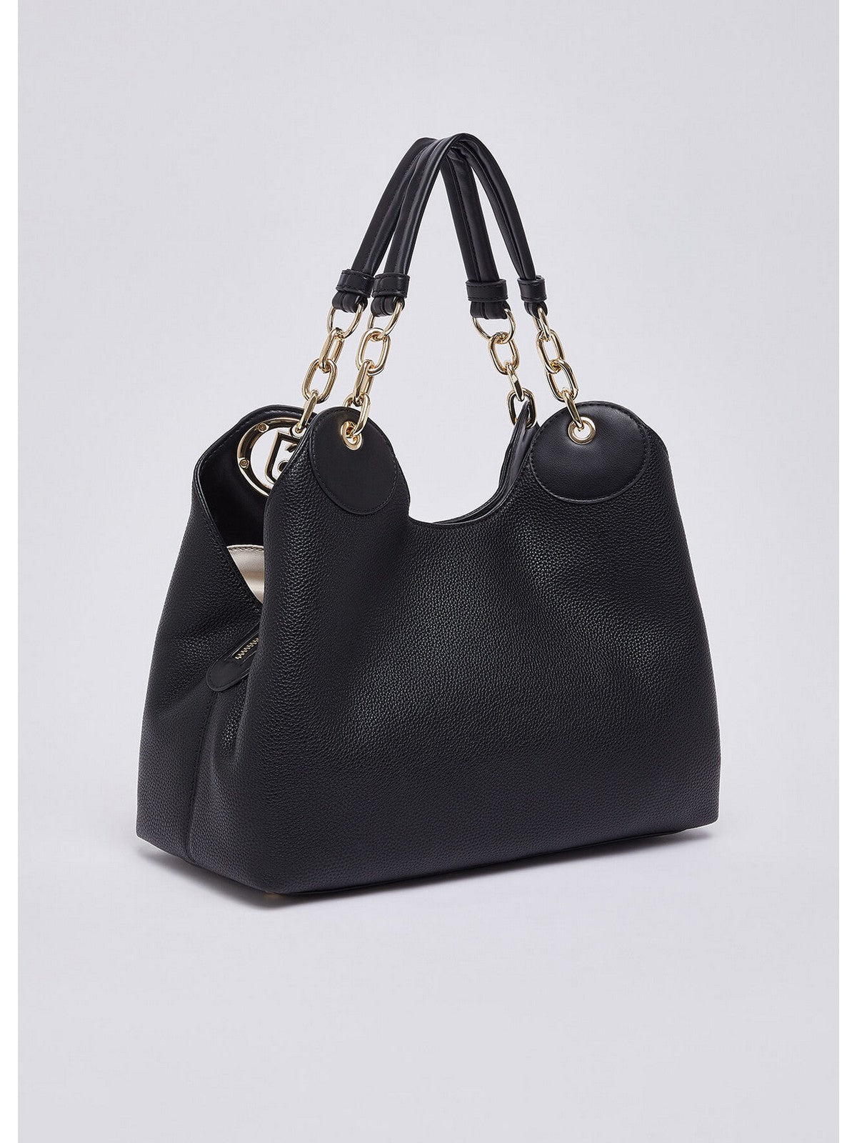LIU JO ACCESSORIES Borsa Donna Nero/brass gold - AF6024ES039 B1848