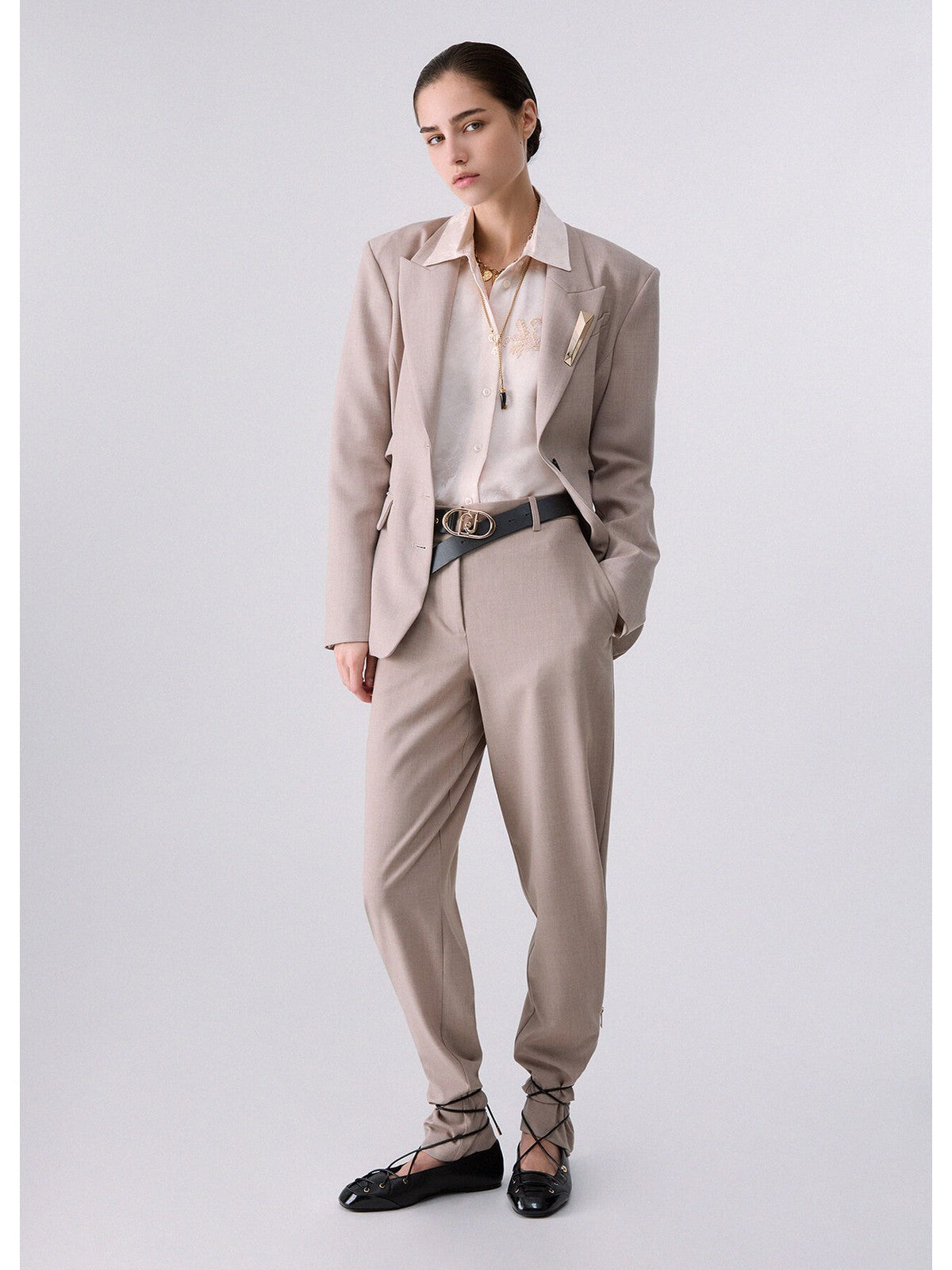 LIU JO BLACK Giacca Donna Birch beige mel - CF6021T793A L9594