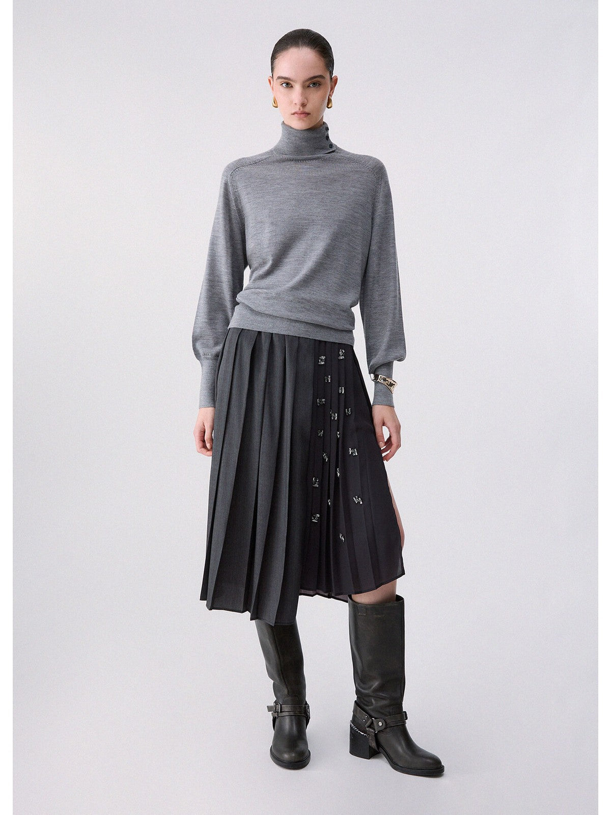 LIU JO BLACK Maglione Donna Grigio md.melange - CF6039MA82O 02050