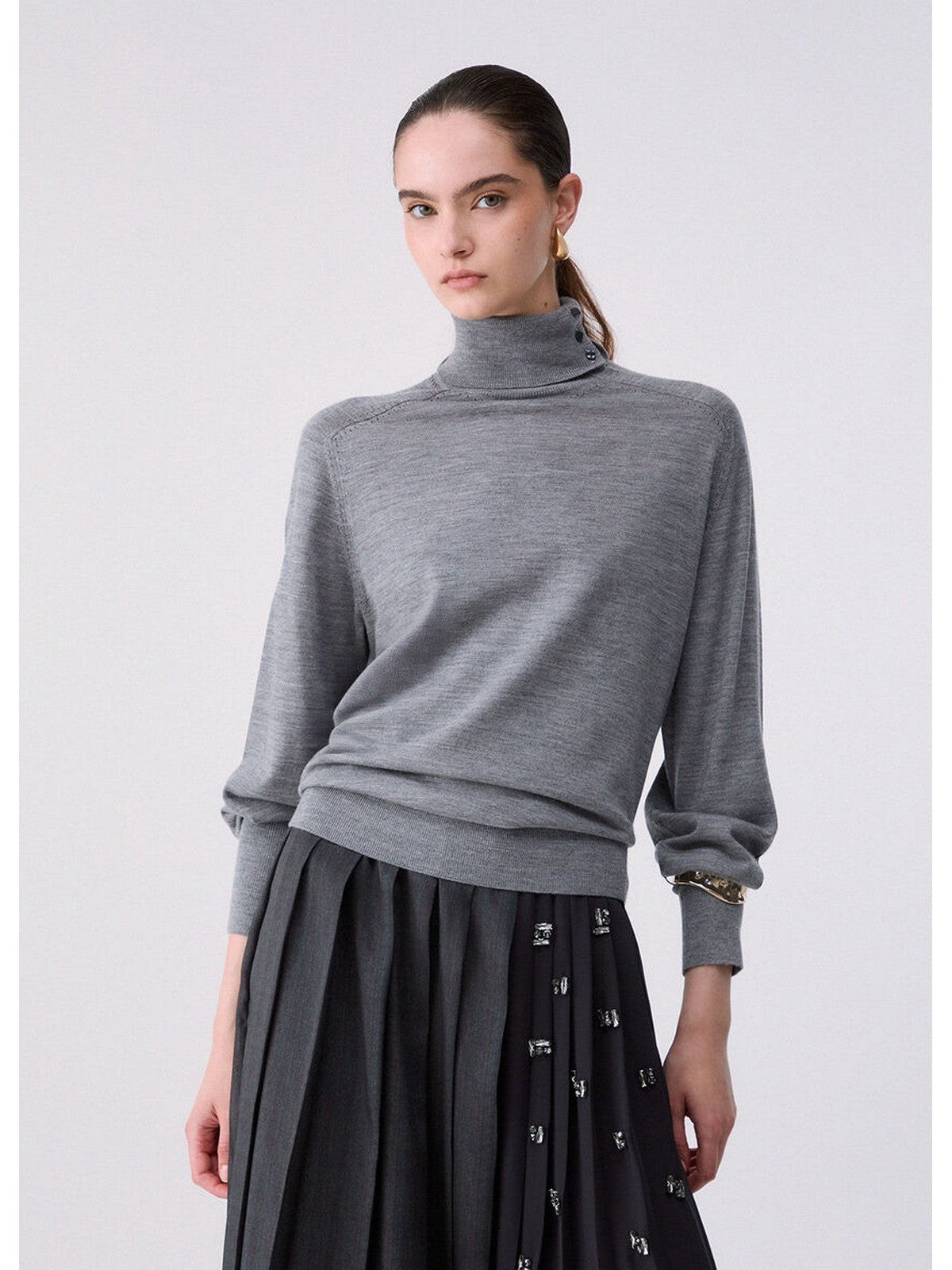 LIU JO BLACK Maglione Donna Grigio md.melange - CF6039MA82O 02050