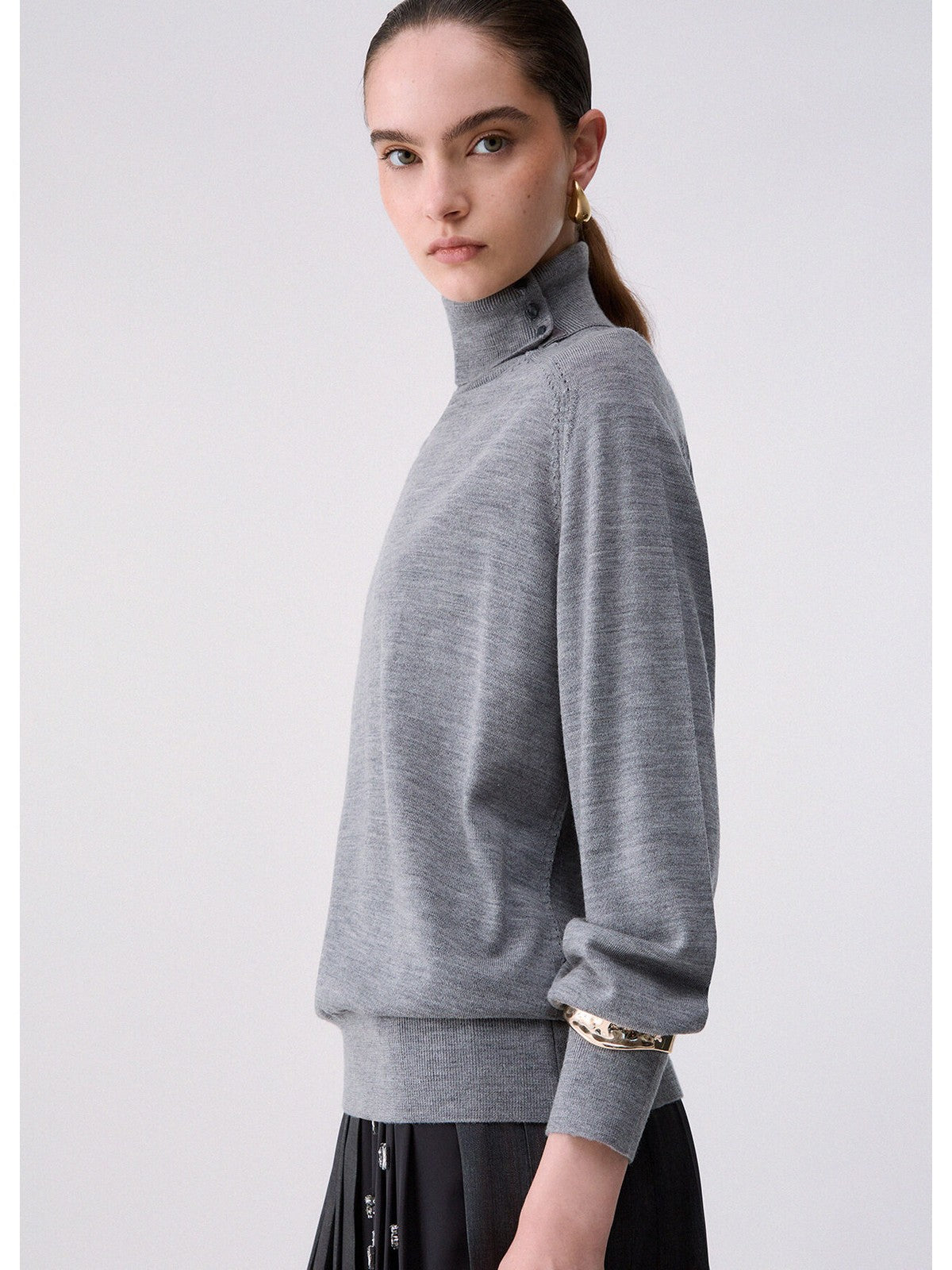 LIU JO BLACK Maglione Donna Grigio md.melange - CF6039MA82O 02050