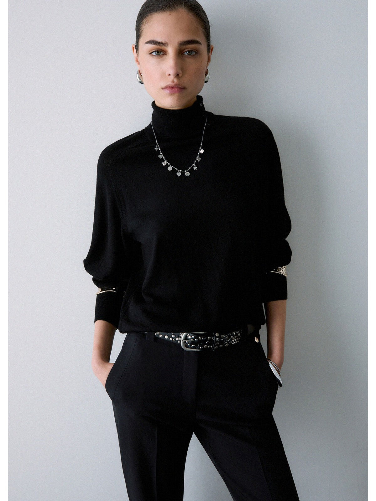 LIU JO BLACK Maglione Donna Nero - CF6039MA82O 22222