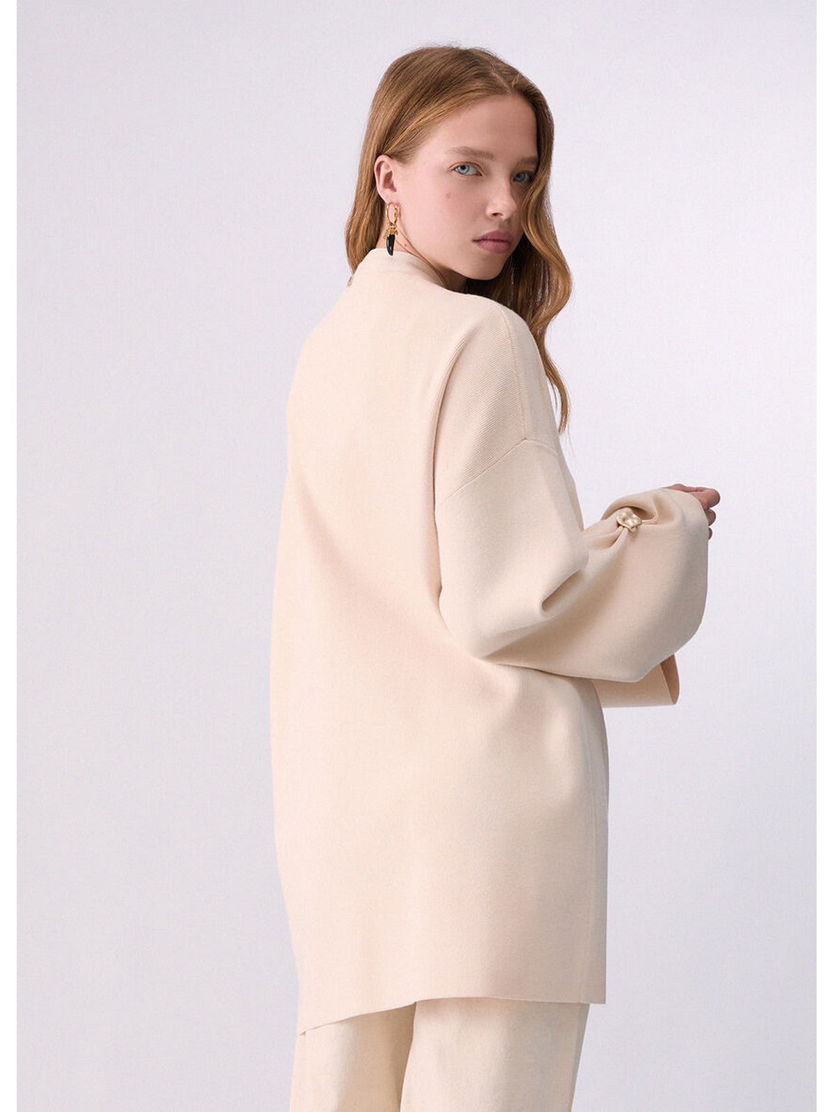 LIU JO BLACK Cardigan Donna Panna creamy - CF6091MS99E X0793