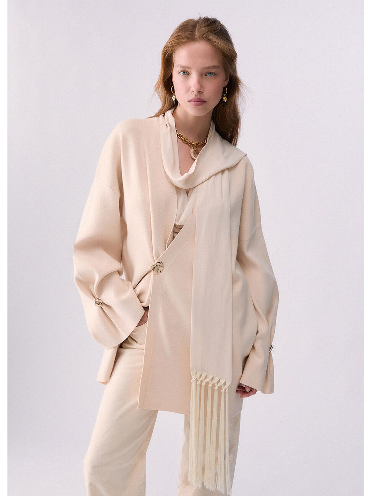 LIU JO BLACK Cardigan Donna Panna creamy - CF6091MS99E X0793