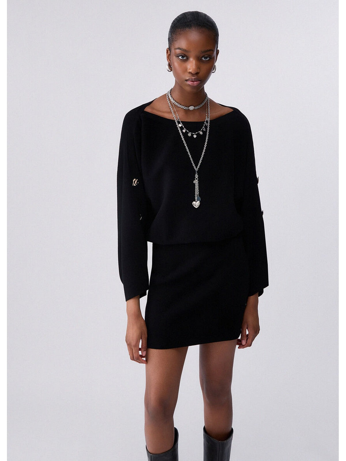 LIU JO BLACK Abito Donna Nero - CF6093MS99E 22222