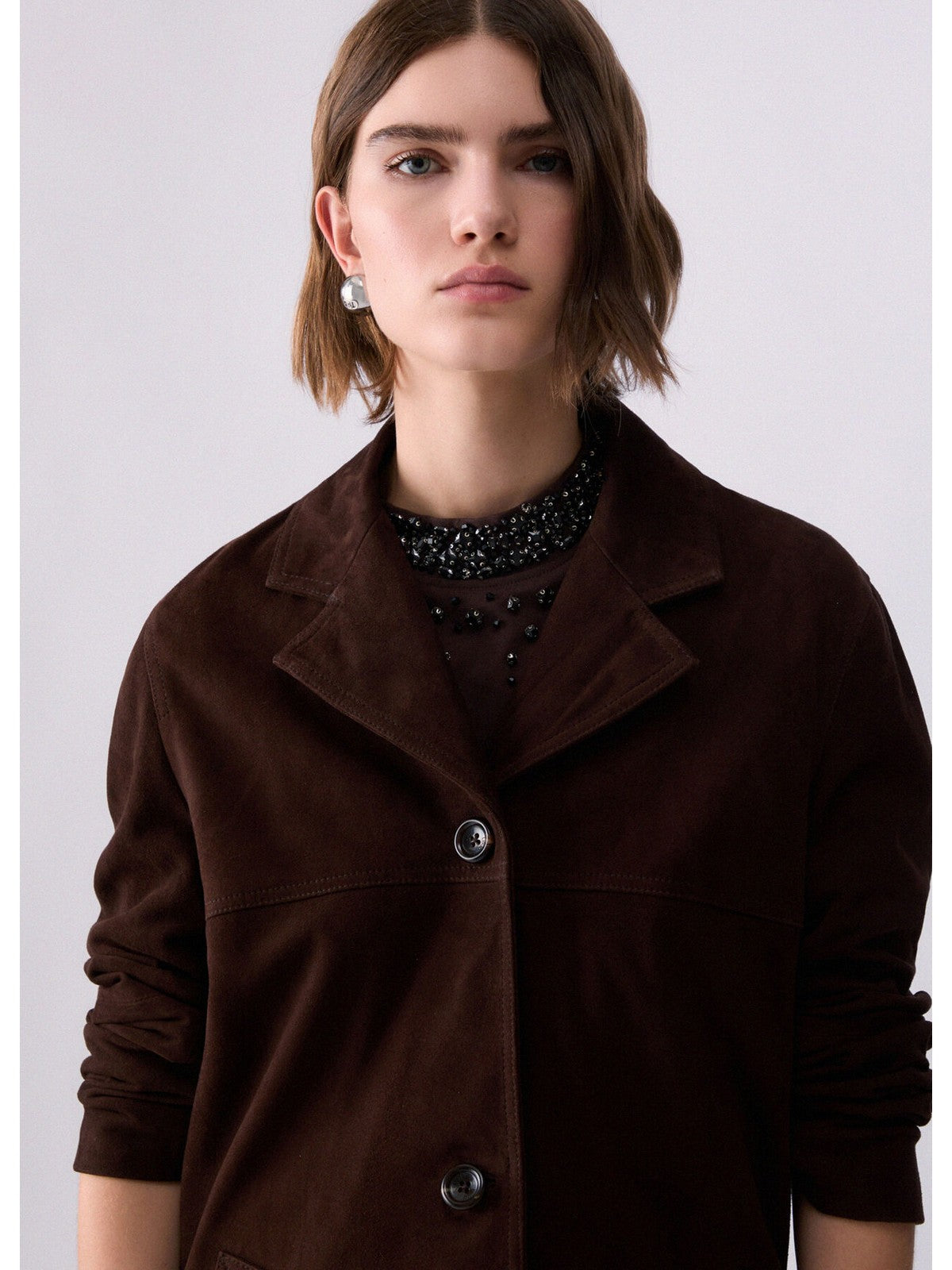 LIU JO BLACK Cappotto Donna Dark cacao - CF6122P0382 X0800