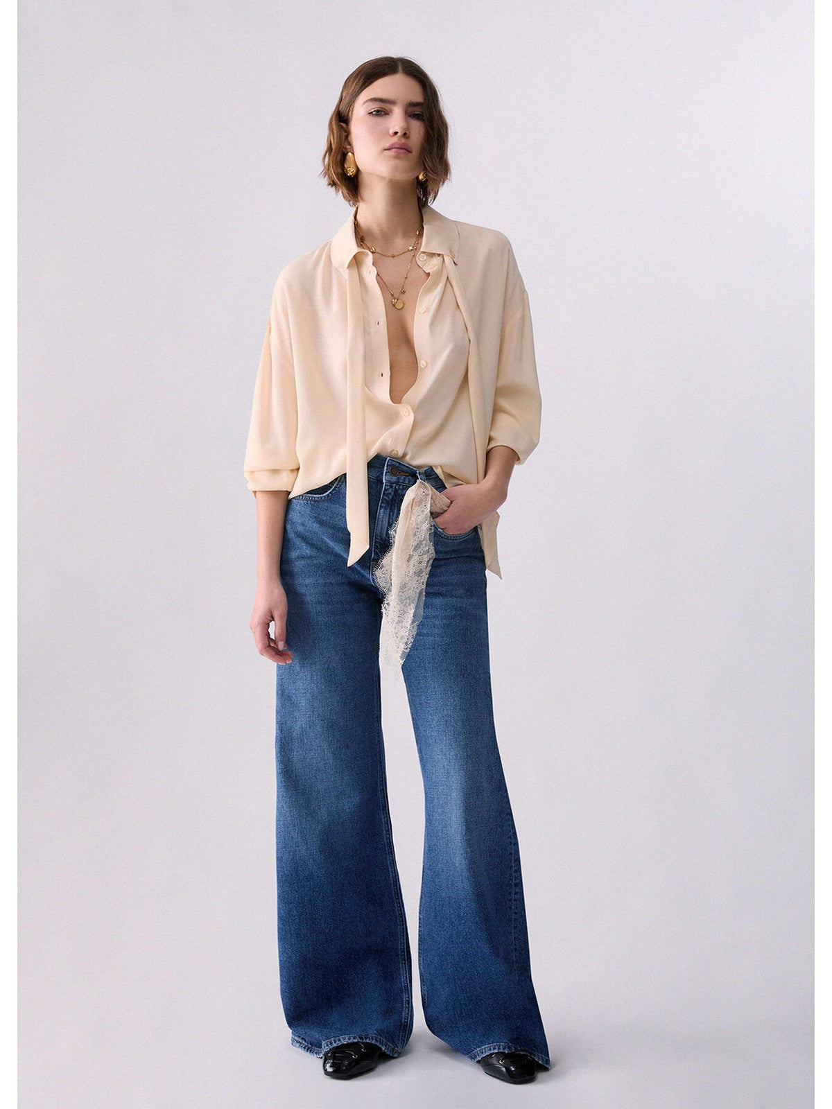 LIU JO BLACK Jeans Donna Den.Blu sand wash - CF6179D5082 77097