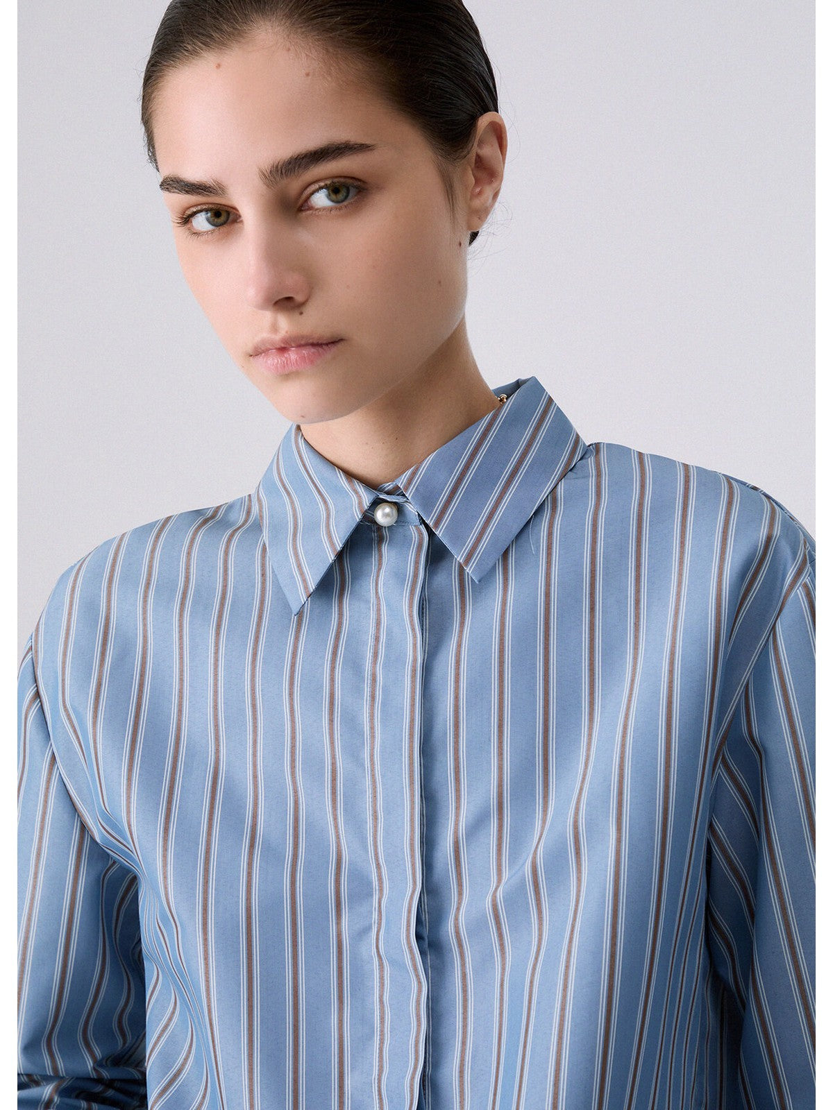 LIU JO BLACK Camicia Donna Sky seren/new terrac - CF6196T816A D3072