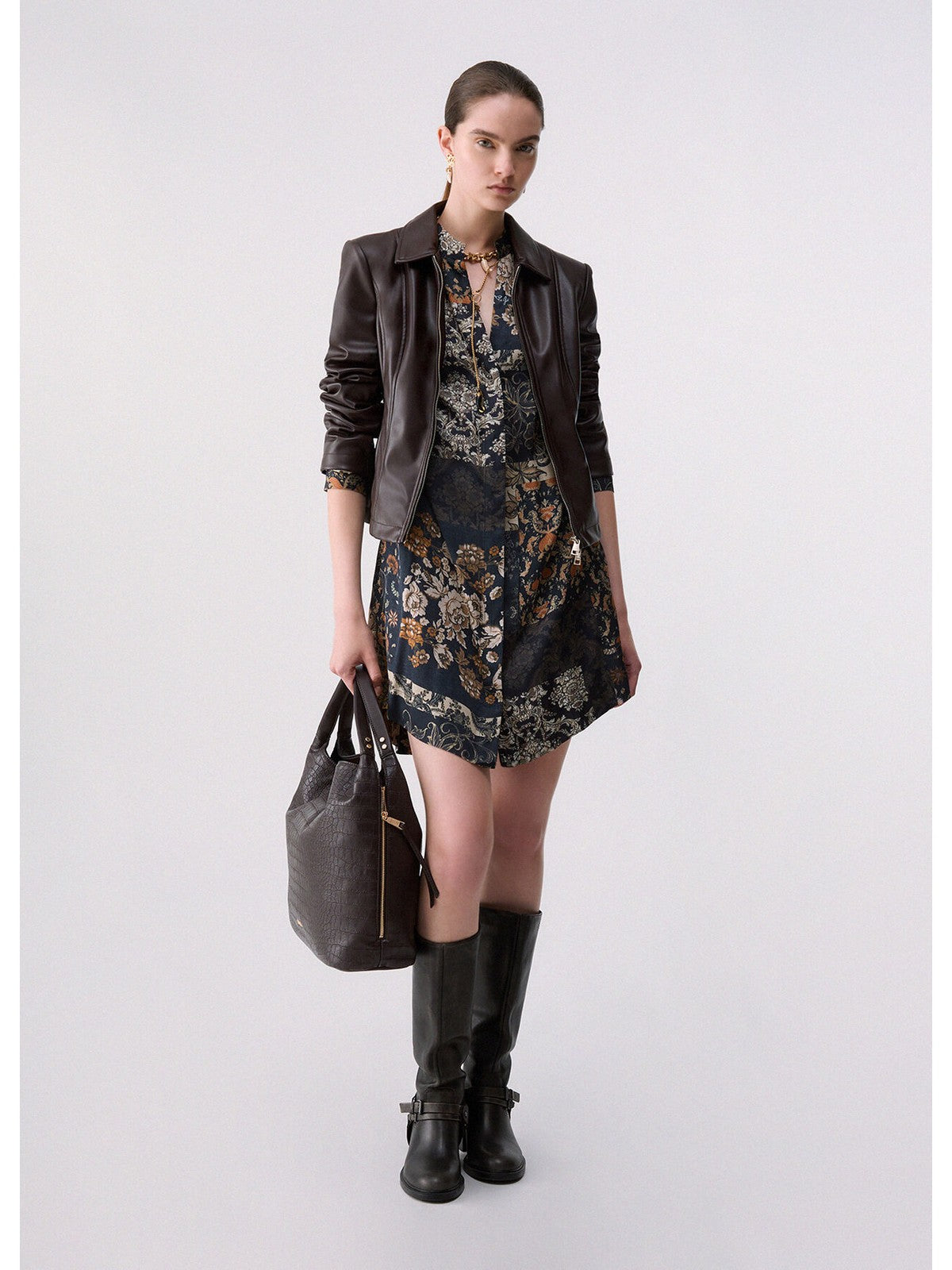 LIU JO BLACK Giubbino Donna New moka - CF6205E0624 X0807
