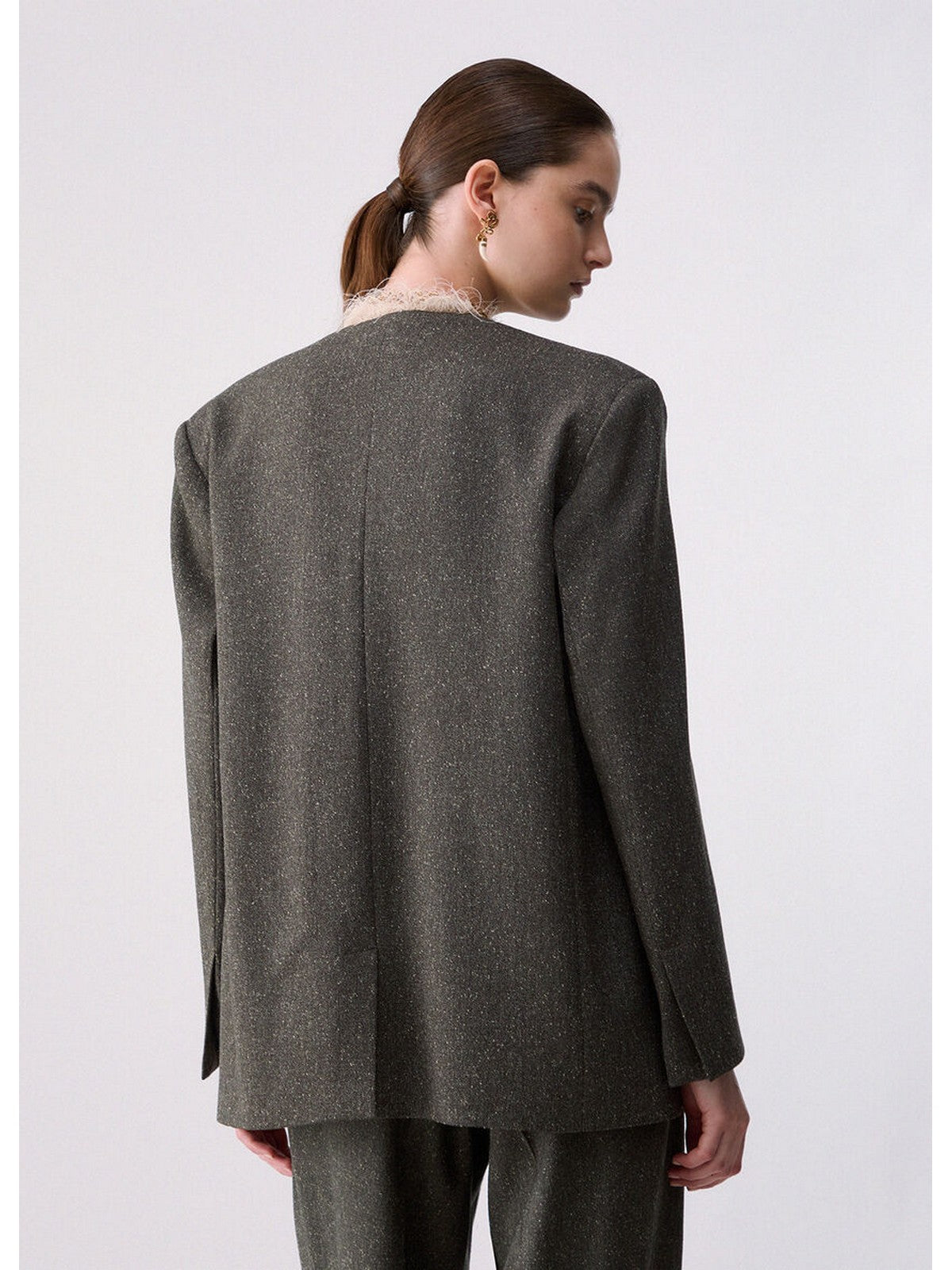 LIU JO BLACK Giacca Donna Dk.green tweed - CF6218T800A L9596