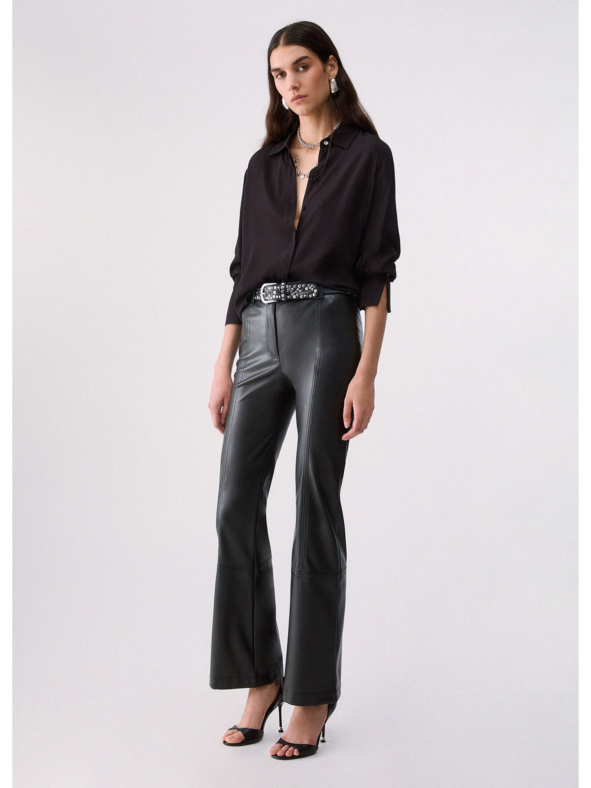 LIU JO BLACK Pantalone Donna Nero - CF6280E0624 22222