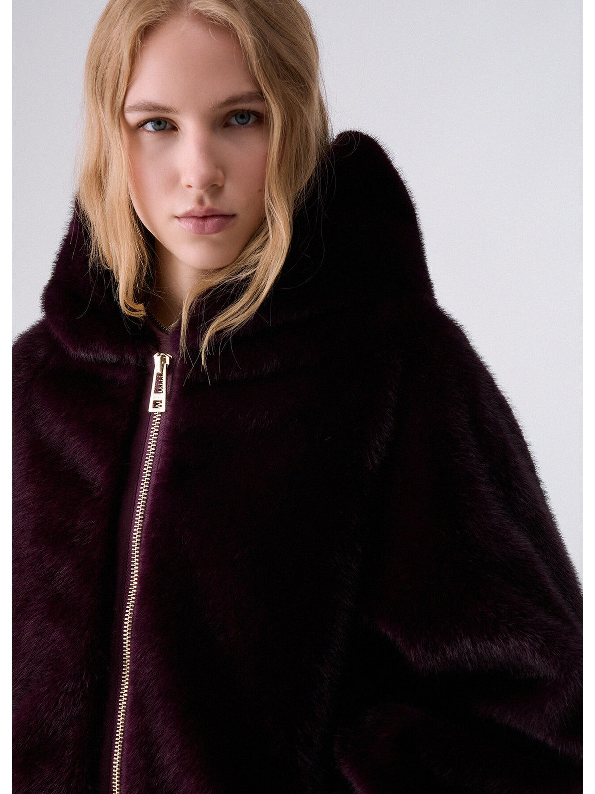 LIU JO SPORT Pelliccia Donna Dk.red aubergine - TF6064E1135 X0790