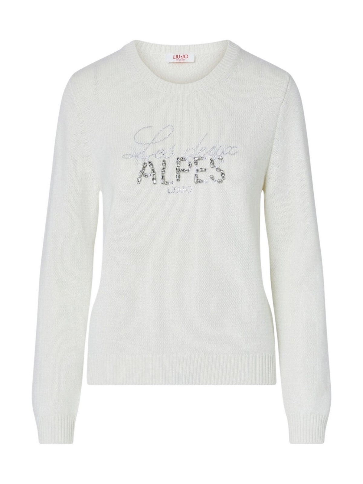 LIU JO SPORT Maglione Donna Bco lana/les deux al - TF6160MA22S L9508 gioboutiqueweb