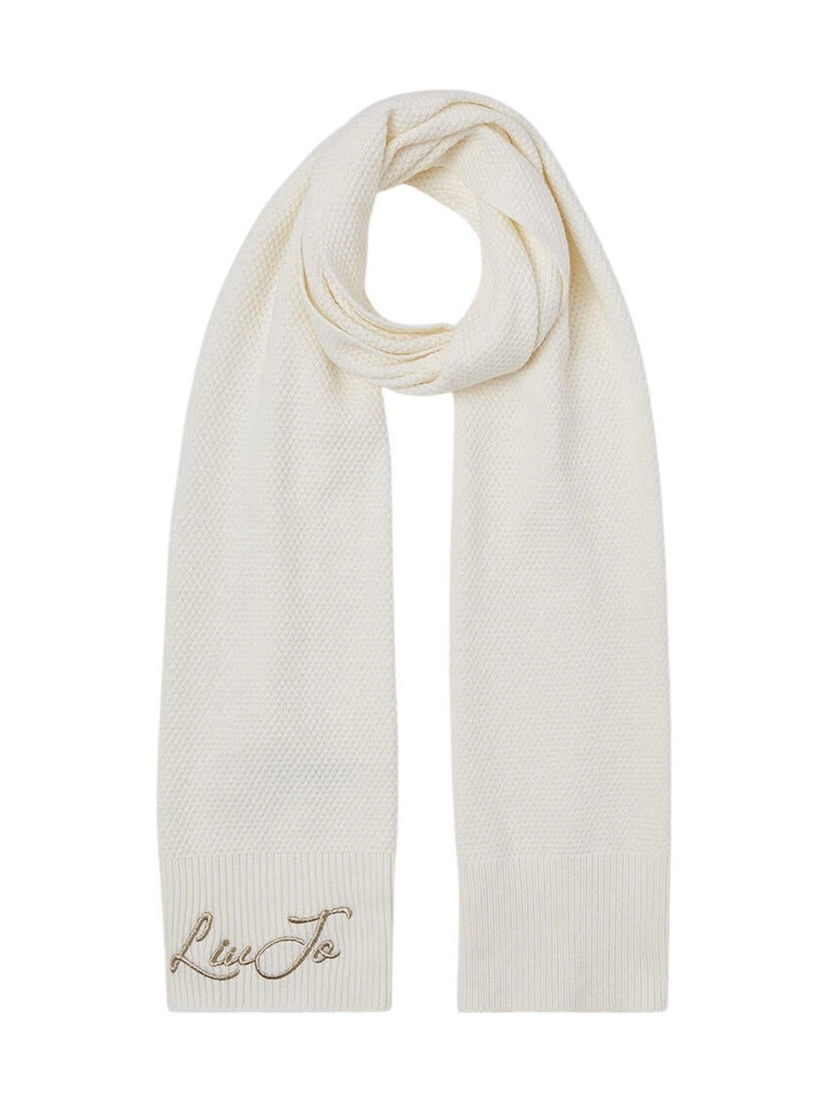 LIU JO SPORT Sciarpa Donna Bianco lana - TF6269MS75L 10701