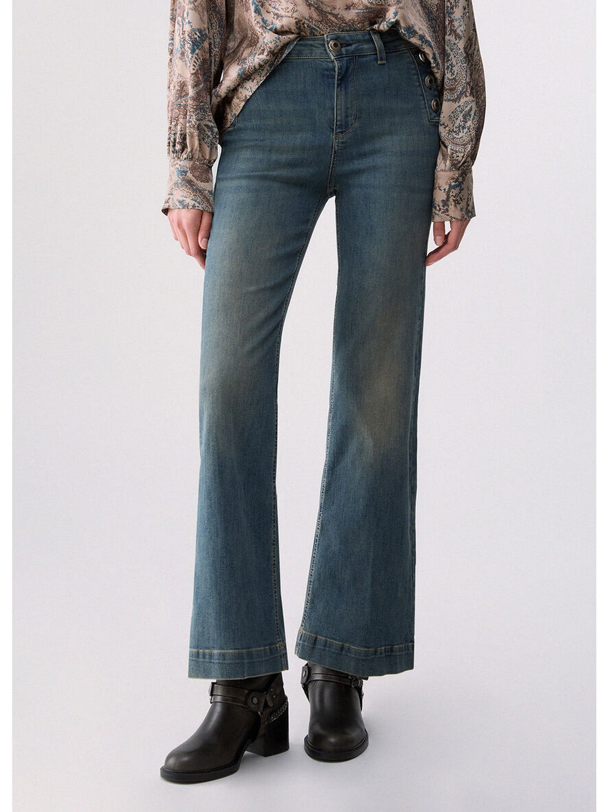 LIU JO BLUE DENIM Jeans Donna Den.Blue dirty jolie - UF6093D0328 79137 gioboutiqueweb