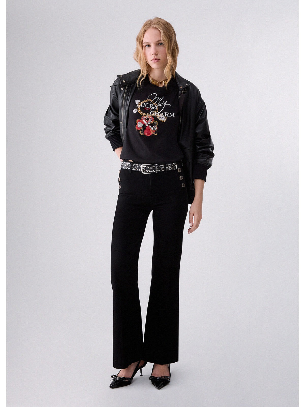 LIU JO BLUE DENIM Jeans Donna Den.Black jolie wash - UF6093D0328 87528