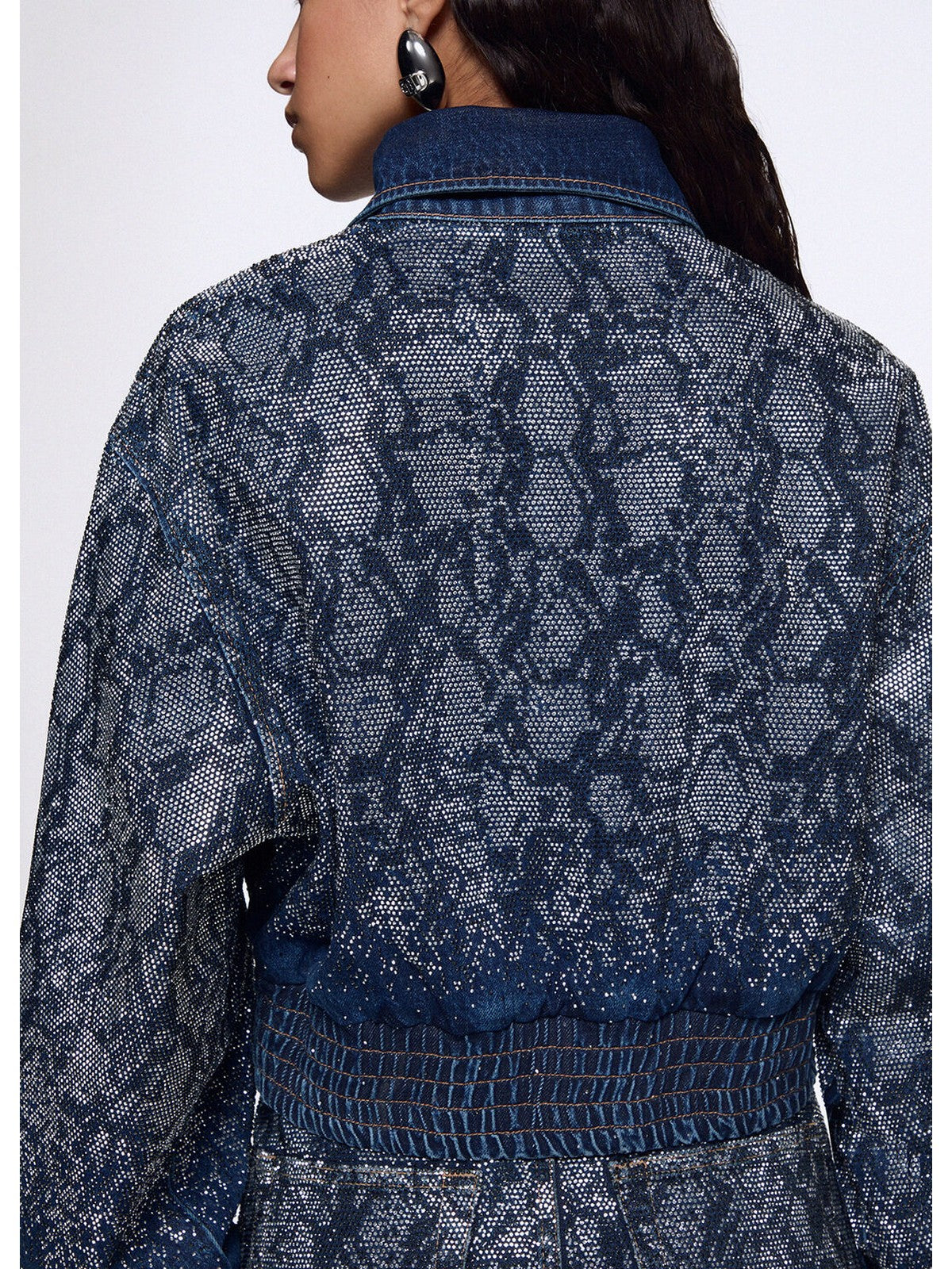 LIU JO BLUE DENIM Giubbino Donna Den.Blue summ.strass - UF6521D4854 79155