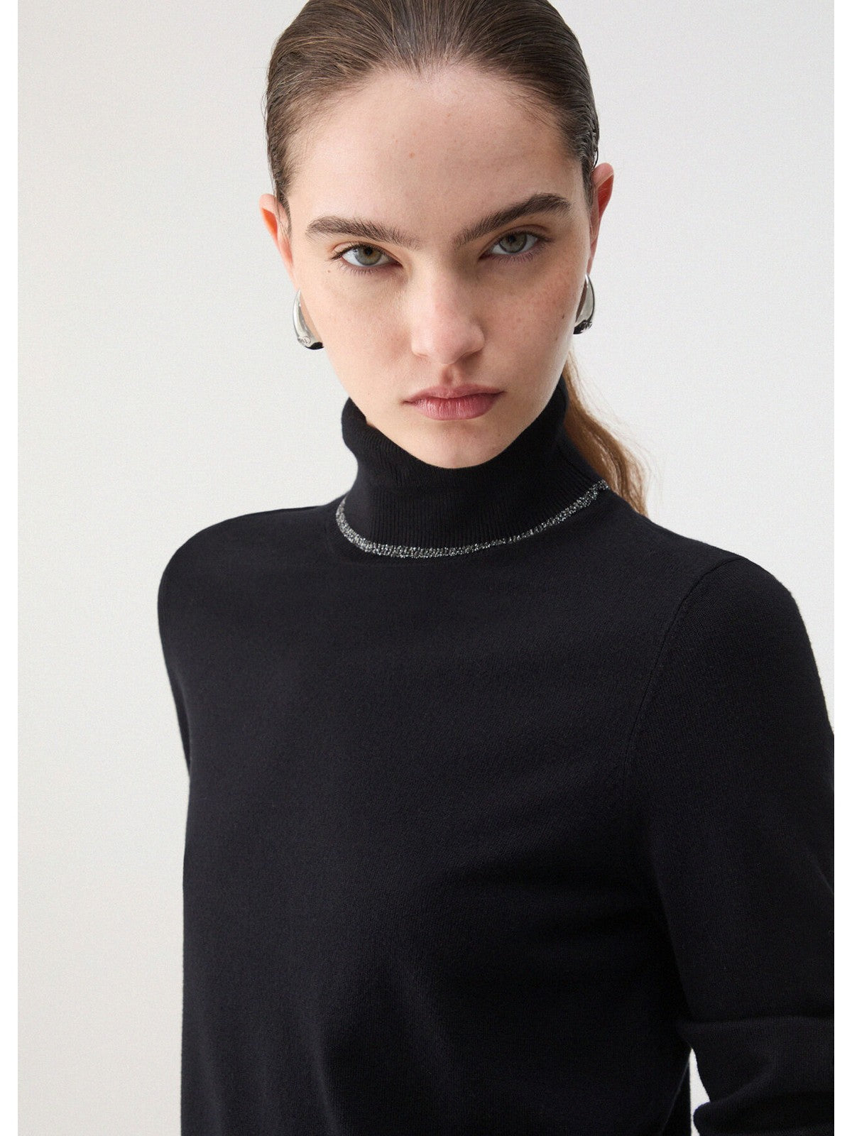 LIU JO WHITE Maglione Donna Nero - WF6013MS49I 22222