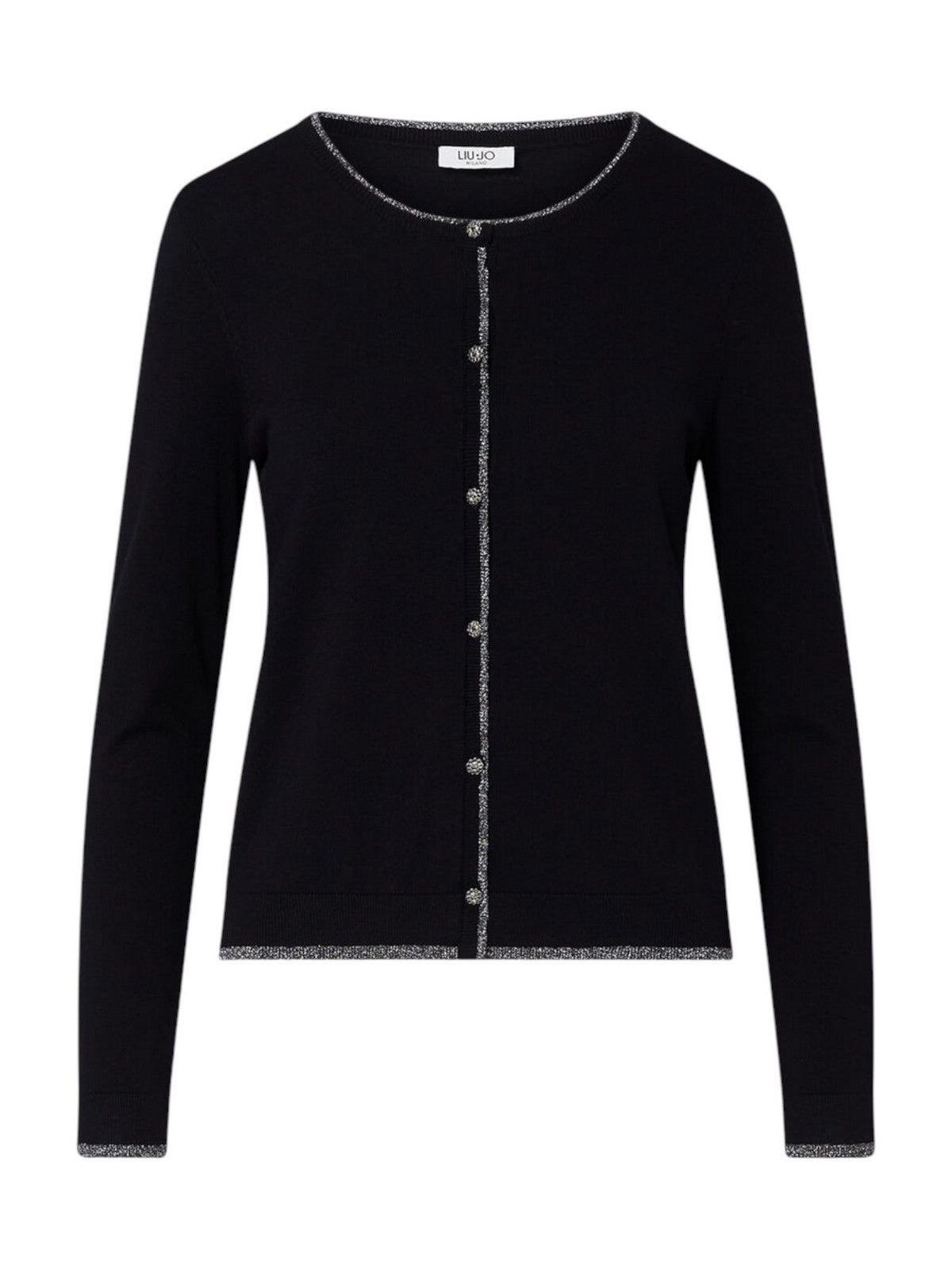 LIU JO WHITE Cardigan Donna Nero - WF6014MS49I 22222