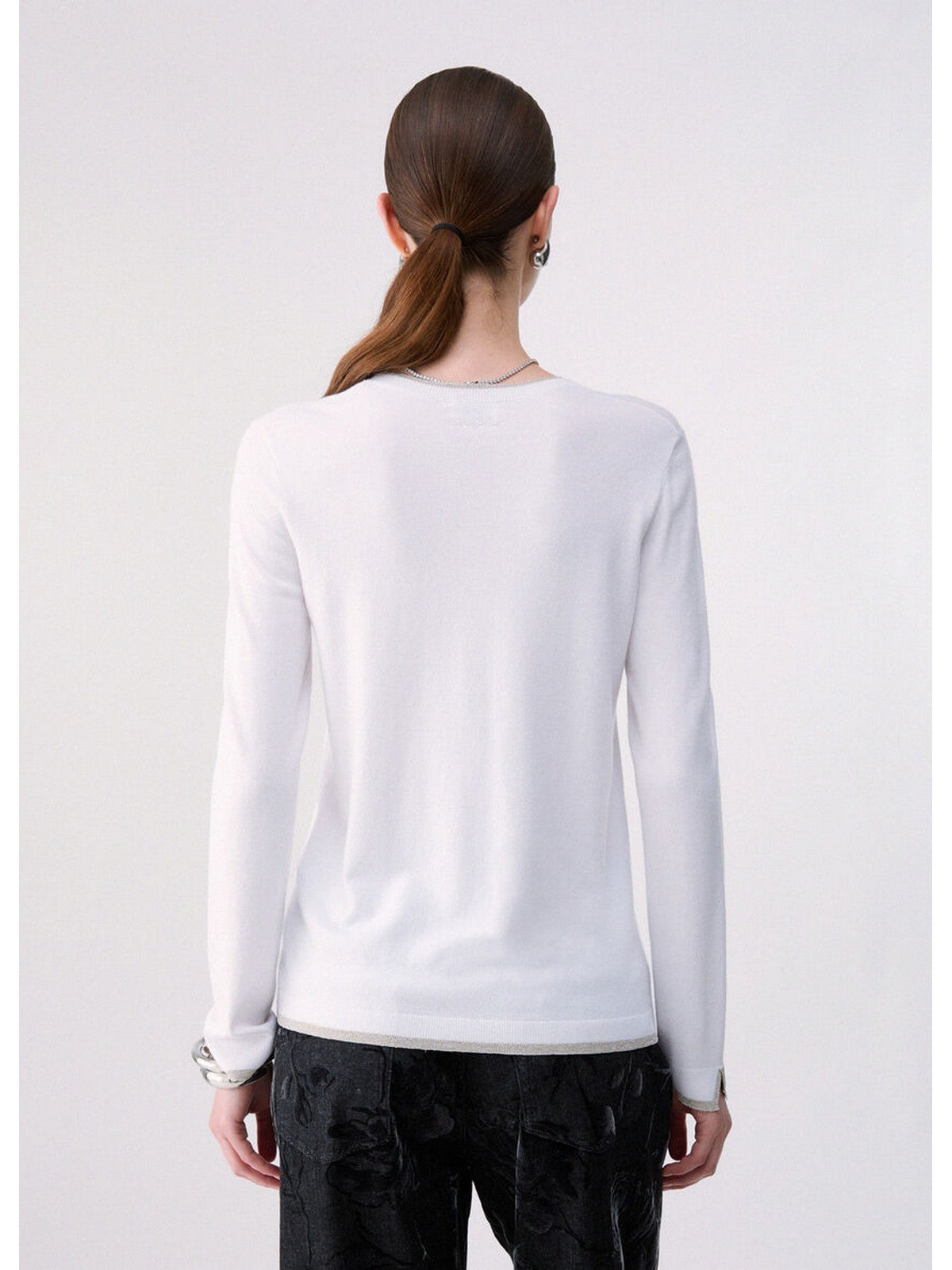 LIU JO WHITE Maglia Donna Bianco lana - WF6015MS49I 10701