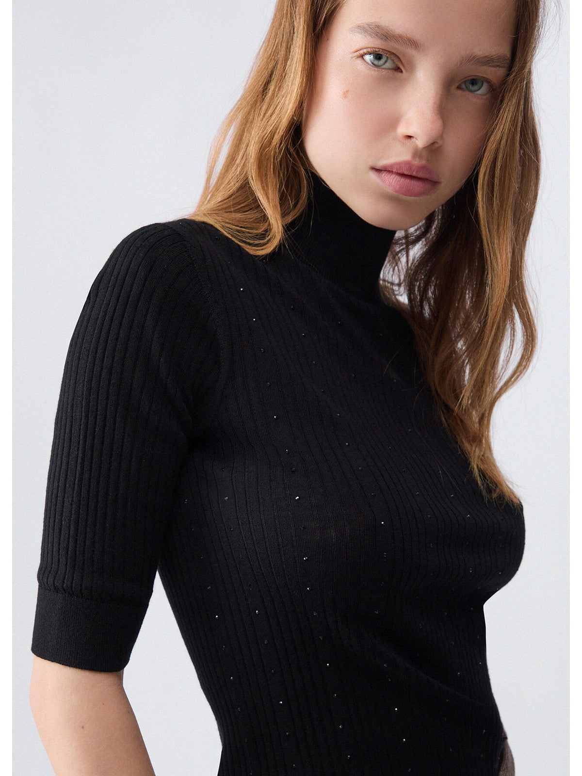 LIU JO WHITE Maglione Donna Nero - WF6101MA77Q 22222