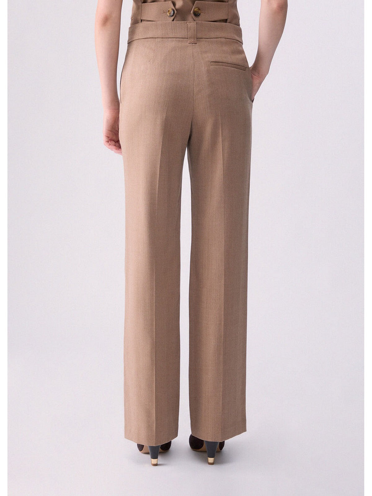 LIU JO WHITE Pantalone Donna Camel resca mix - WF6177T732A L9179