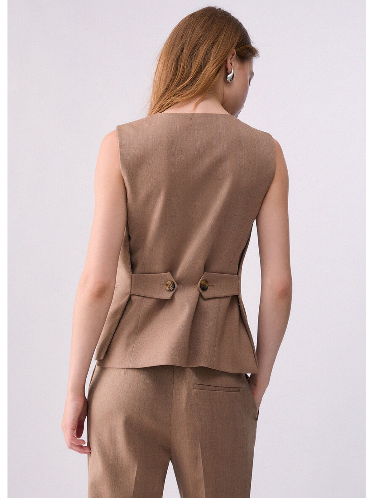 LIU JO WHITE Gilet Donna Camel resca mix - WF6213T732A L9179