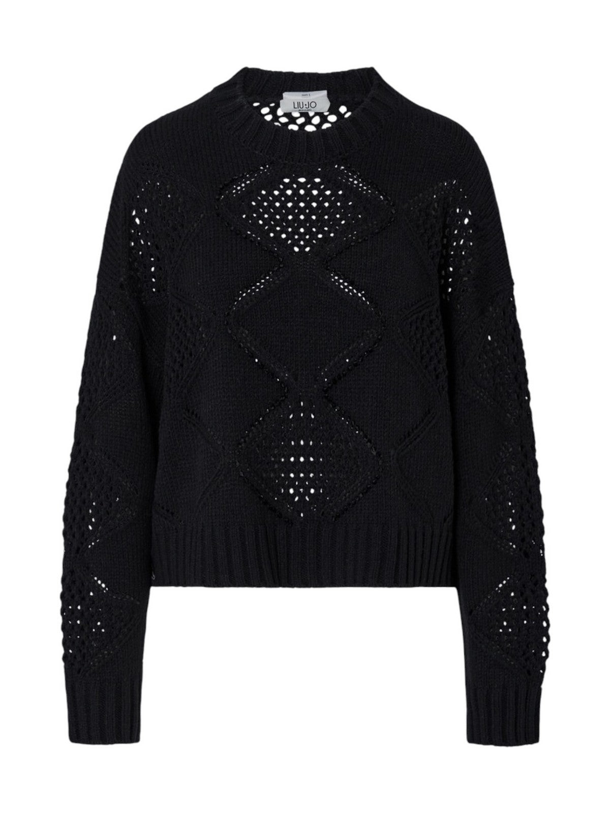 LIU JO WHITE Maglione Donna Nero - WF6286MA37R 22222 gioboutiqueweb