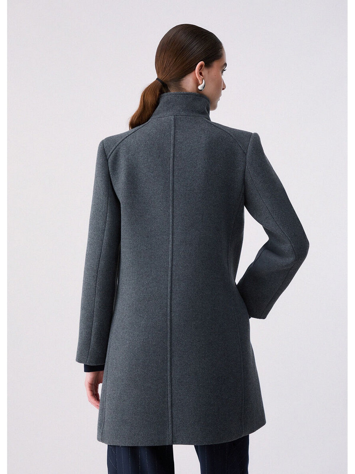 LIU JO WHITE Cappotto Donna Ash grey - WF6412T720A 09F90