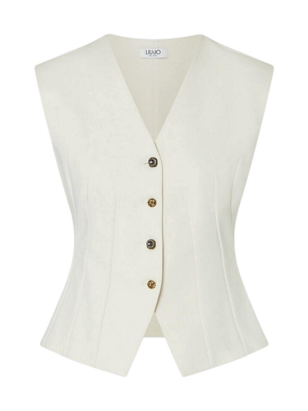 LIU JO WHITE Gilet Donna Alabastro - WF6413J9189 20704 gioboutiqueweb