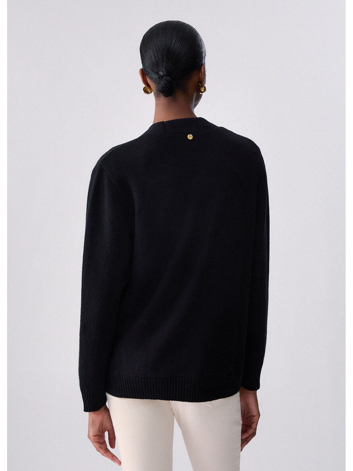 LIU JO WHITE Cardigan Donna Black/printed fabric - WF6417MS009 L9456