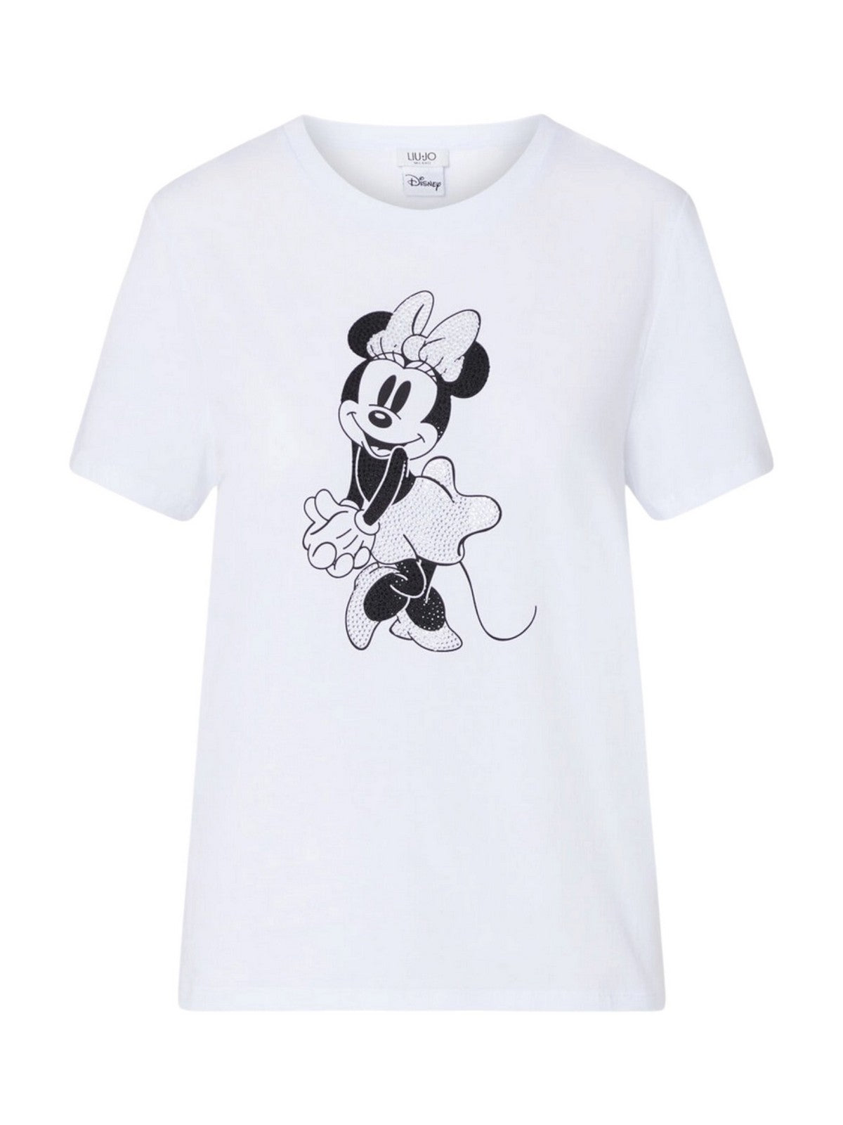 LIU JO WHITE T-shirt Donna Bco miss mouse b&w - WF6441JS904 L9450