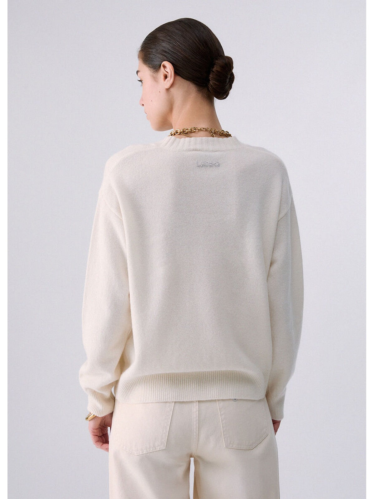 LIU JO WHITE Maglione Donna Lucky bianco lana - WF6457MS009 L9458